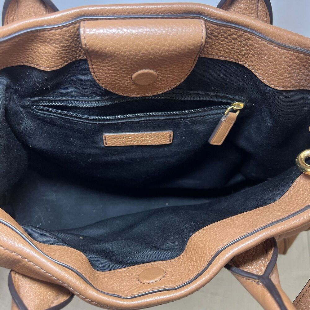 Marc Jacobs Tan Leather Satchel Shoulder Bag - Picture 9 of 16